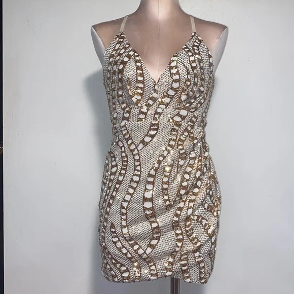 slim fit dress slacks Polkadot Tie Bubble Hem Dress from Luxxel exclusive at Urbanheer main image 1